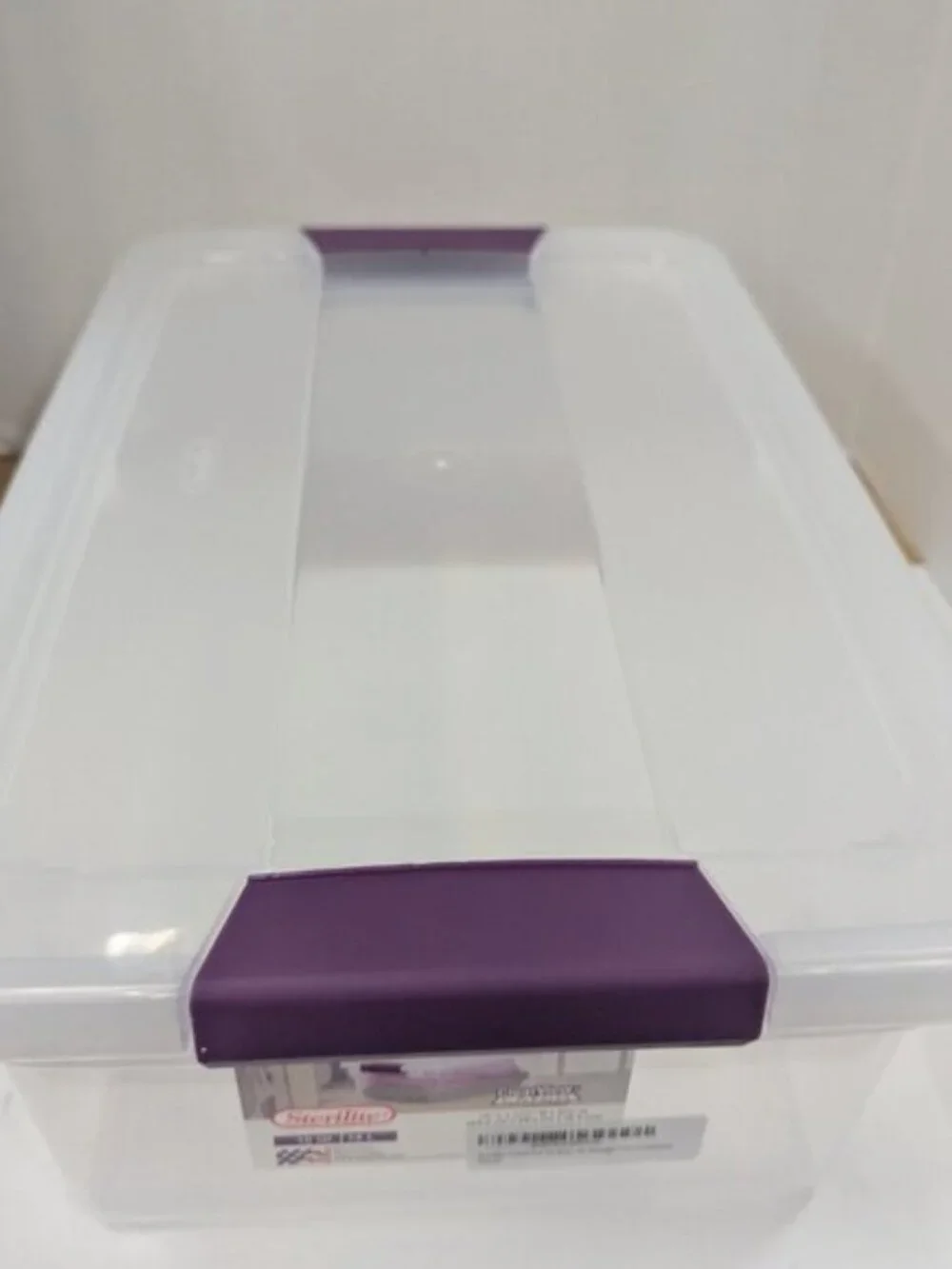 Sterilite 15 Qt ClearView Latch Boxes – 3 Pack, Stackable Storage Bins